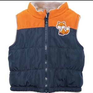 Robeez Fox Reversible Vest Size 6-9 Months